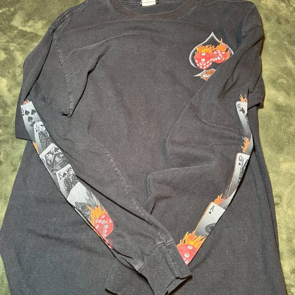 Harley Davidson Las Vegas Longsleeve Shirt - Picture 2 of 4